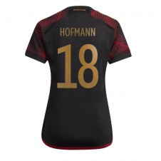 Tyskland Jonas Hofmann #18 Bortatröja Dam VM 2022 Korta ärmar